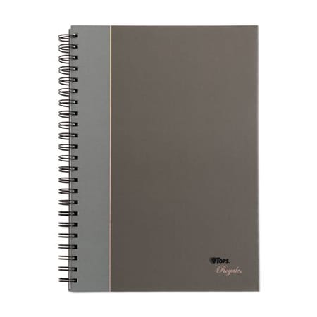 Tops Products TOPS, ROYALE WIREBOUND BUSINESS NOTEBOOK, COLLEGE, BLACK/GRAY, 11.75 X 8.25, 96 SHEETS 25332